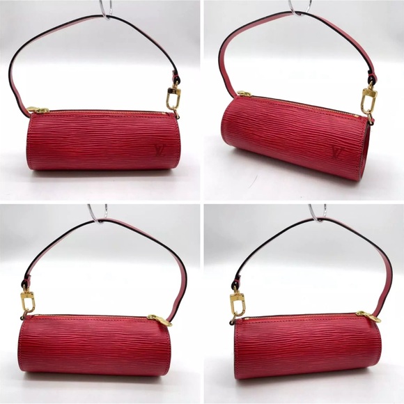 Auth Louis Vuitton Epi Suoufflot Red With Pouch - Picture 9 of 11